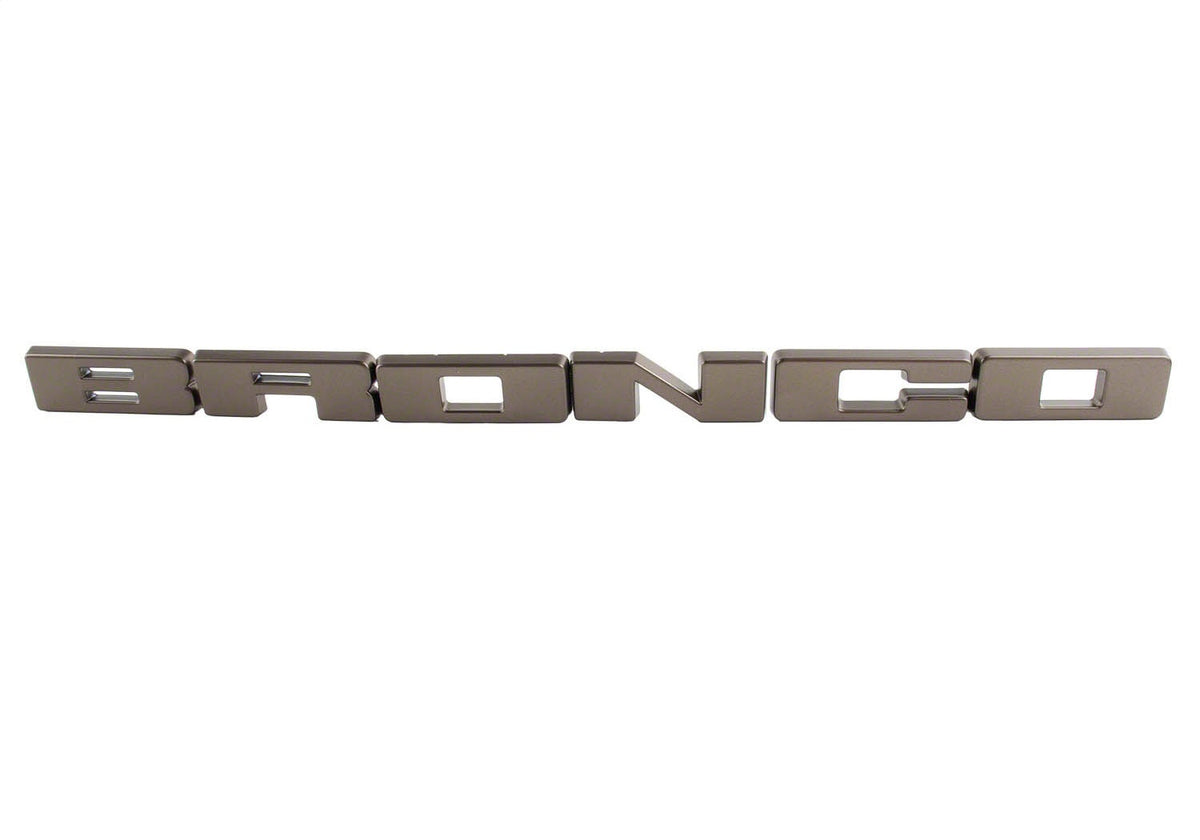 Ford Performance 2021-2025 Bronco Grille Lettering Overlay Kit-Bronze (FRPM-1447-BLBR)