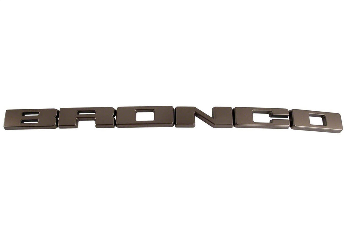 Ford Performance 2021-2025 Bronco Grille Lettering Overlay Kit-Bronze — additional view (FRPM-1447-BLBR)