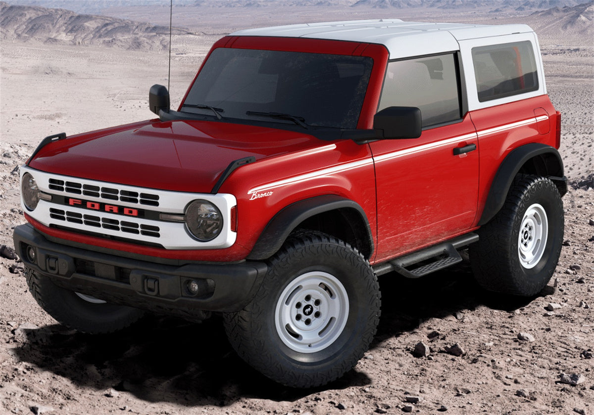 Ford Performance 2021-2025 Bronco Hoop Step 2 Door — detail (FRPM-16450-BHS2)