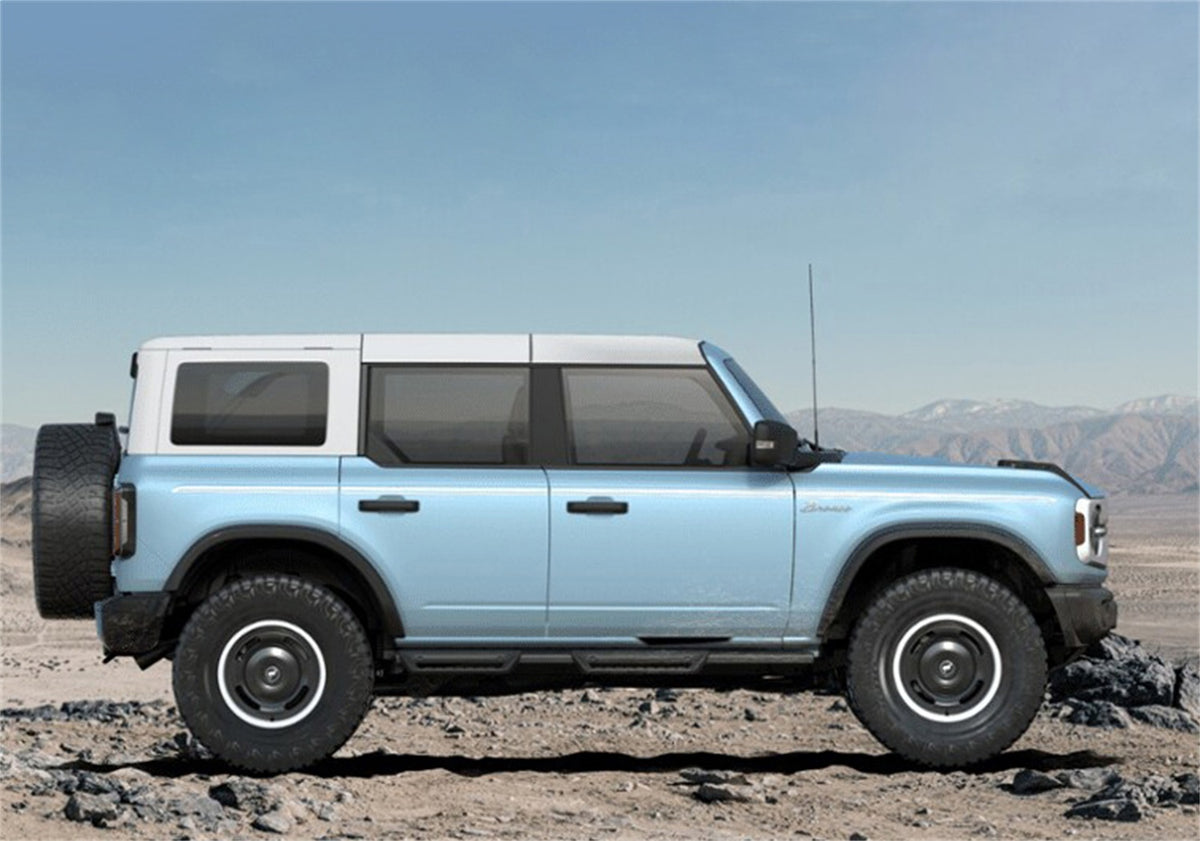 Ford Performance 2021-2025 Bronco Hoop Step 4 Door — in use (FRPM-16450-BH4)