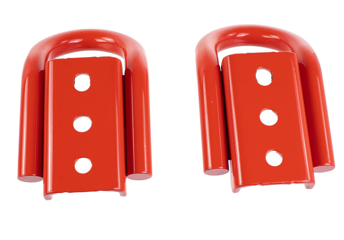 Ford Performance 2021 -2025 Bronco Rear Tow Hook Pair-Red — detail (FRPM-18954-BTHR)