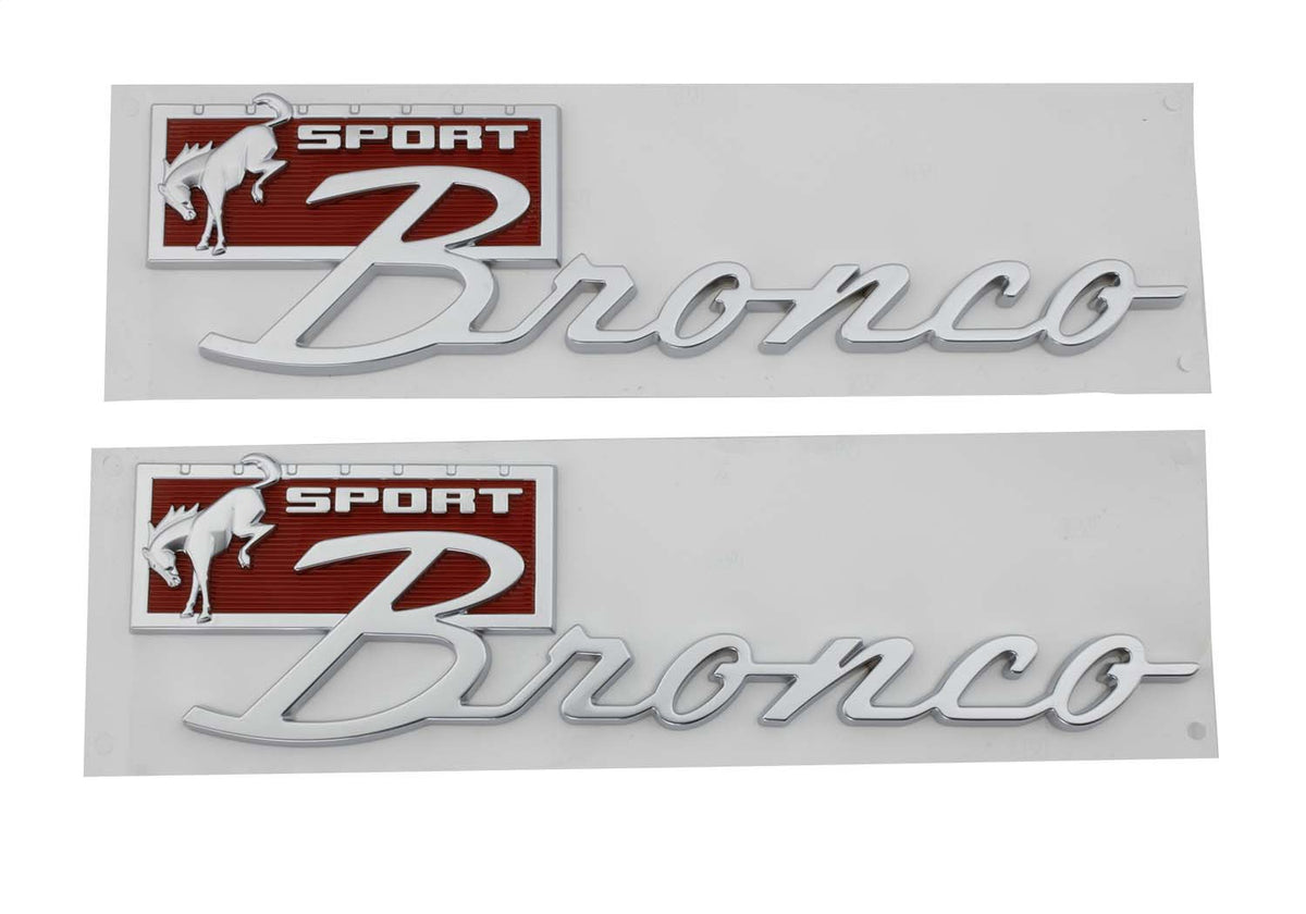 Ford Performance 2021-2025 Bronco Sport Script Fender Badge Kit — alternate view (FRPM-1447-BSPRT)