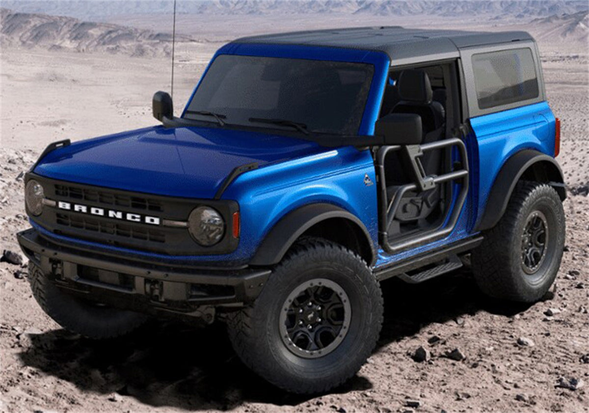 Ford Performance 2021-2025 Bronco Tube Door Kit-2 Door — alternate view (FRPM-19008-BTD2)