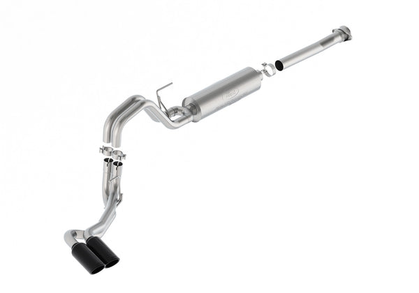 Ford Performance 2021-2025 F-150 122.8" Dual Side Exit Exhaust-Black (FRPM-5200-FSB)