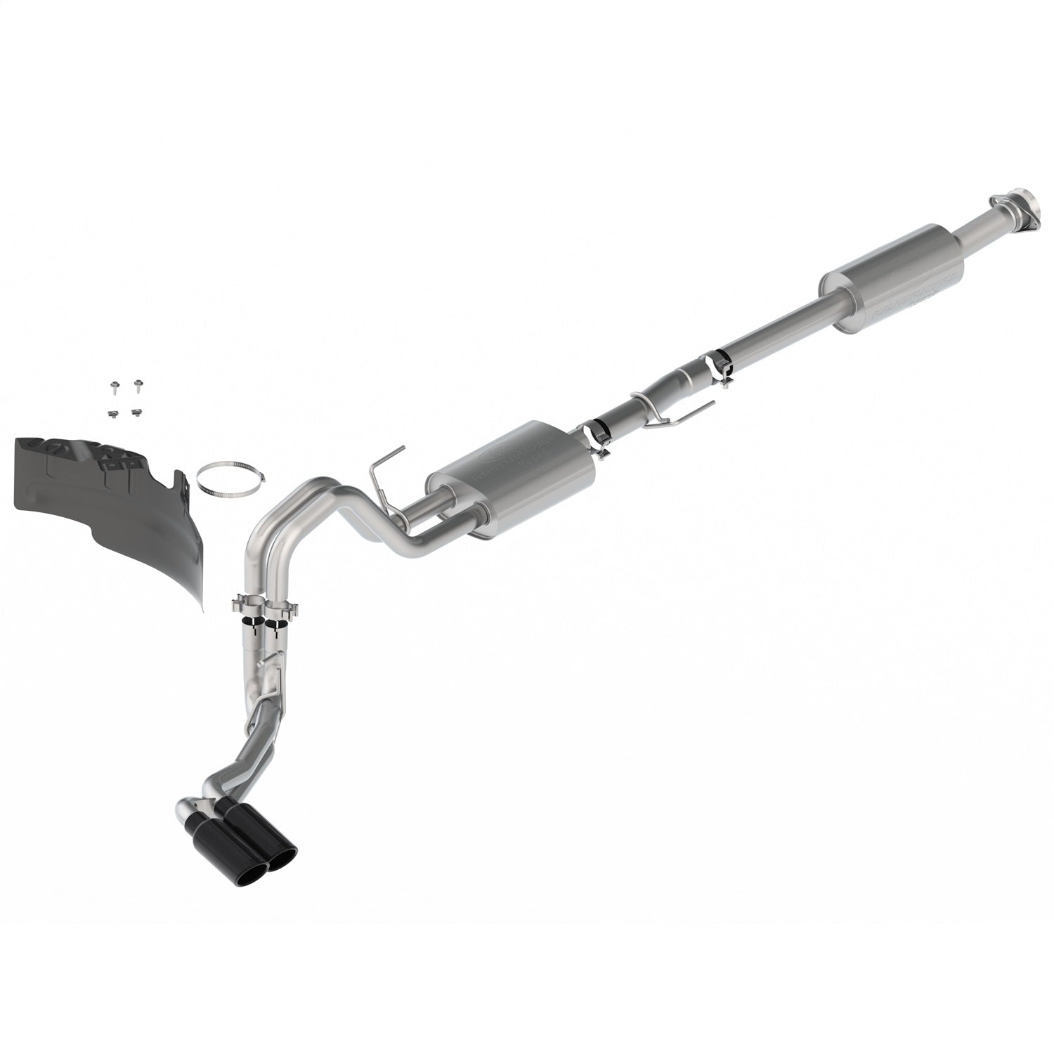 Ford Performance 2021-2025 F-150 2.7L, 3.5L & 5.0L Sport Exhaust-Black-Side Exit (FRPM-5200-FSBS)