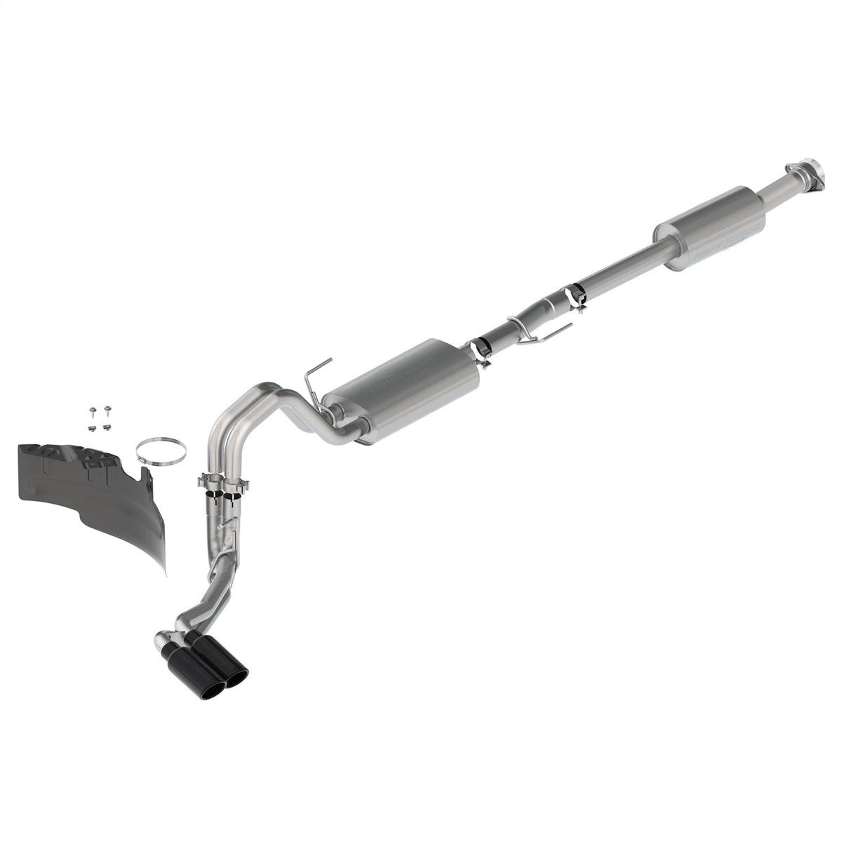Ford Performance 2021-2025 F-150 2.7L, 3.5L & 5.0L Touring Exhaust-Black-Side Exit (FRPM-5200-FTBS)