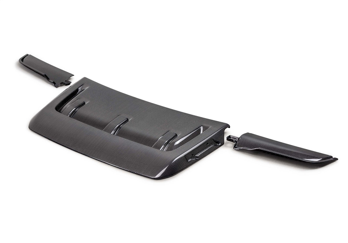 Ford Performance 2021-2025 F-150 Raptor Carbon Fiber Hood Vent & Trim-Gloss (FRPM-16628-FG)