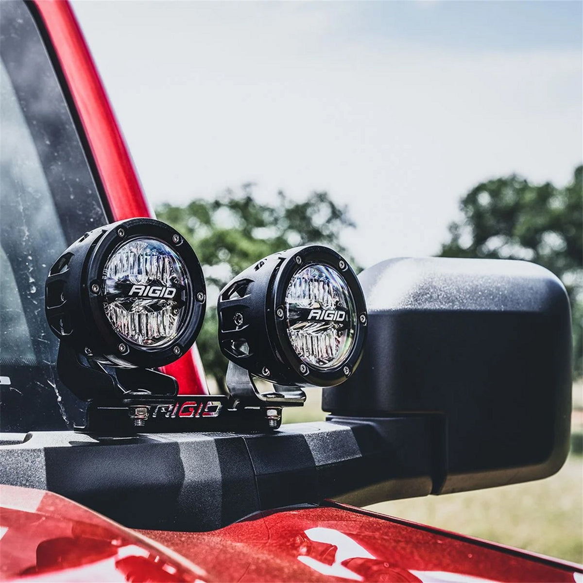 Ford Performance 2021 -2025 Ford Bronco Dual Mirror Mounted Off-Road Lights (FRPM-15200K-BDML)