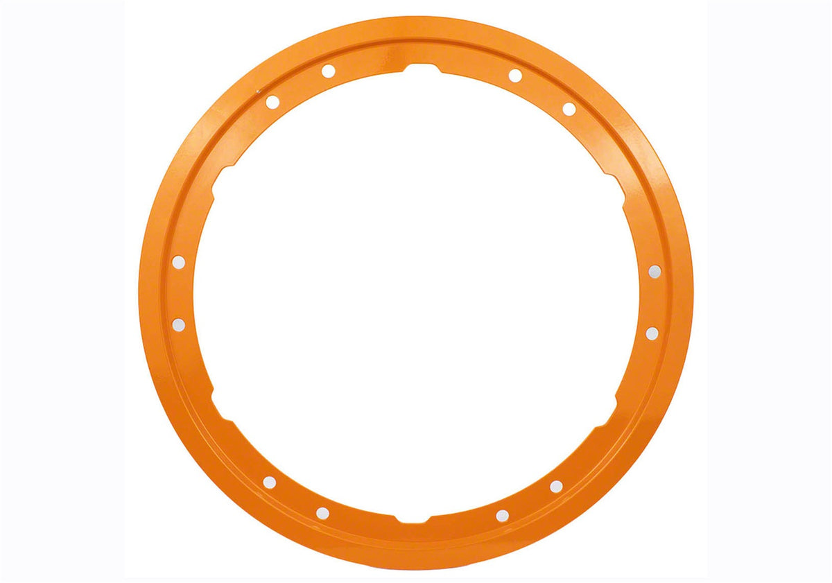 Ford Performance 2021-2025 FP Beadlock Wheel Trim Ring - Orange — in use (FRPM-1021-BLO)