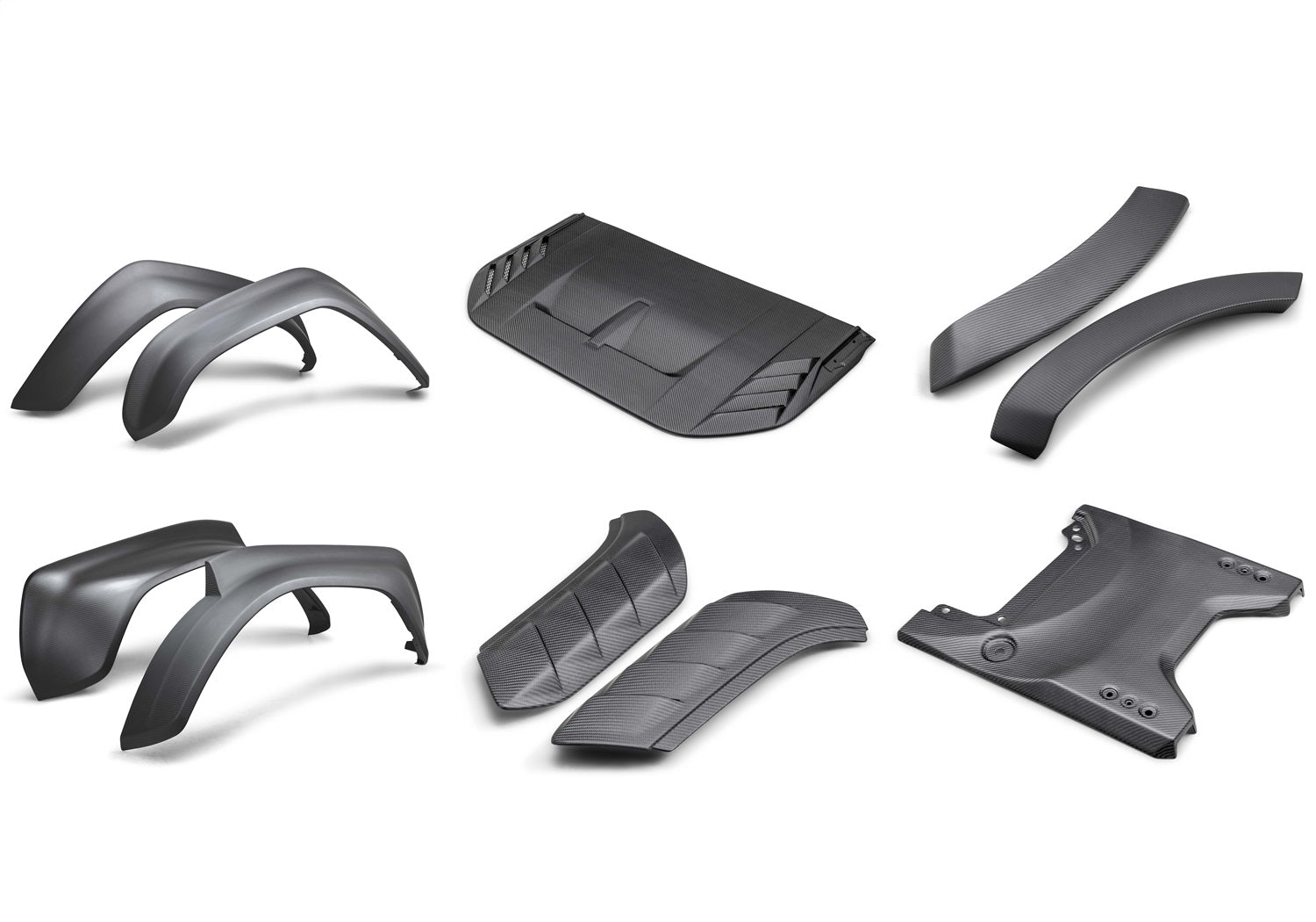 Ford Performance 2022-2025 Bronco Raptor Carbon Fiber Appearance Kit-Matte (FRPM-16600K-BM)