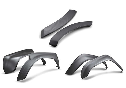 Ford Performance 2022-2025 Bronco Raptor Carbon Fiber Fender Flare Set-Matte (FRPM-16268-BM)