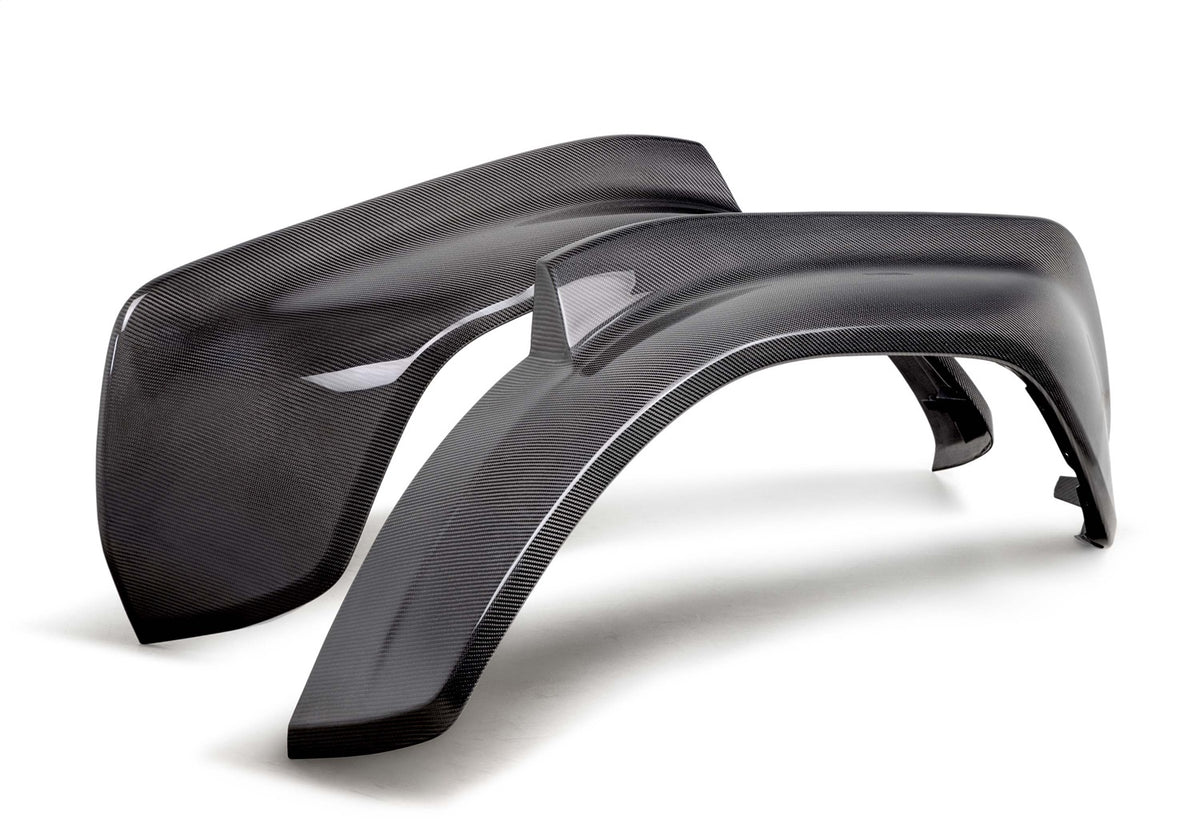 Ford Performance 2022-2025 Bronco Raptor Carbon Fiber Rear Fender Flare Set-Gloss (FRPM-16268-BGR)