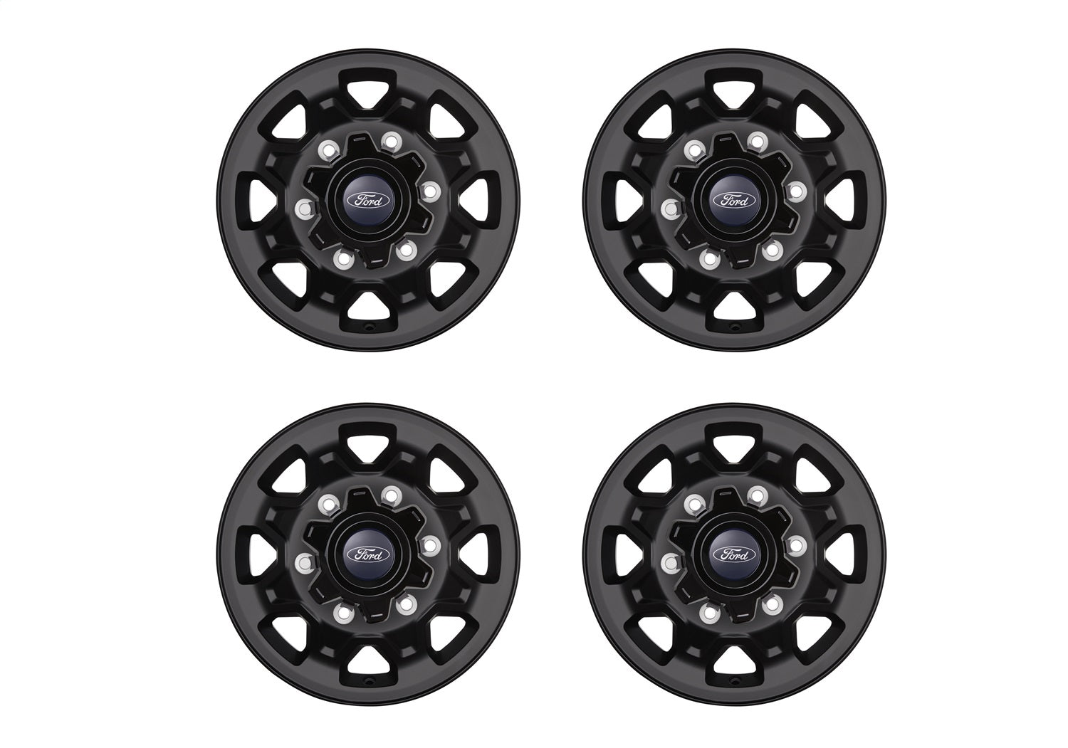 Ford Performance 2022-2025 Transit 16"X6.5" Wheel Kit-Matte Black (FRPM-1007K-T16MB)