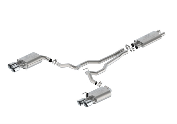 Ford Performance 2024-2025 Mustang 5.0L Touring Non-Active With GT Valance-Chrome Tip (FRPM-5200-M5TCV)