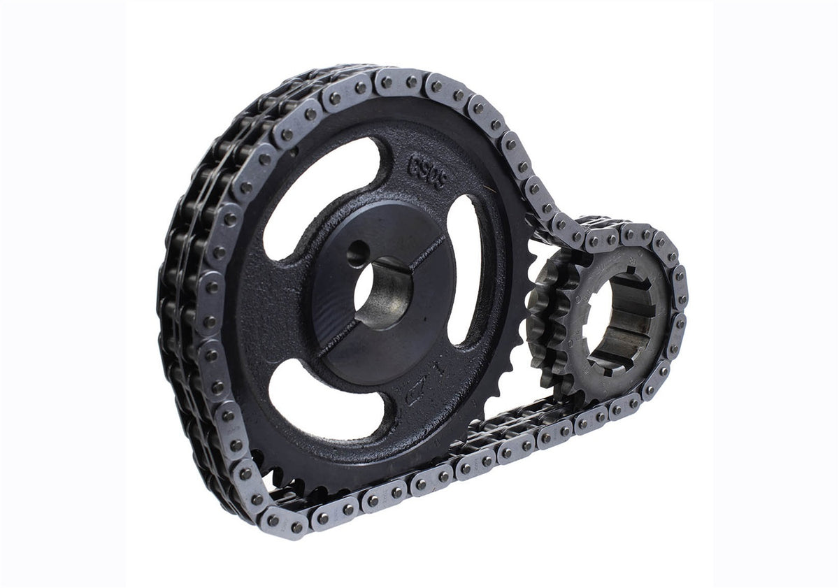 Ford Performance 302/351W Double Roller Timing Chain Set-Cast Iron Gear — in use (FRPM-6268-A302)