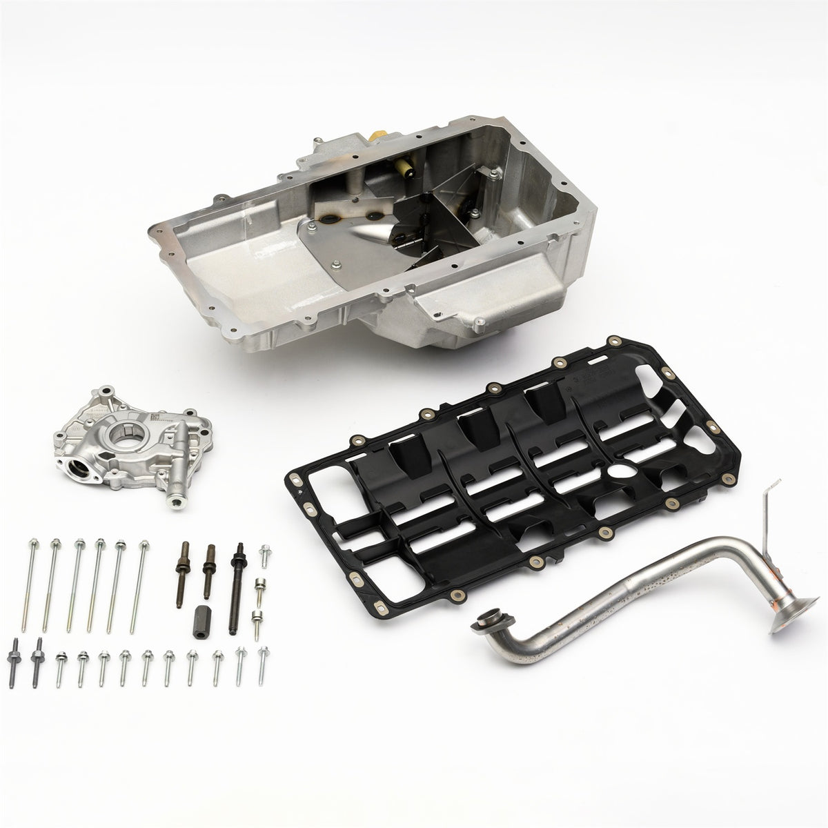 Ford Performance 5.0L/5.2L GT500 Aluminum Oil Pan And Pump Kit (FRPM-6675-M52S)