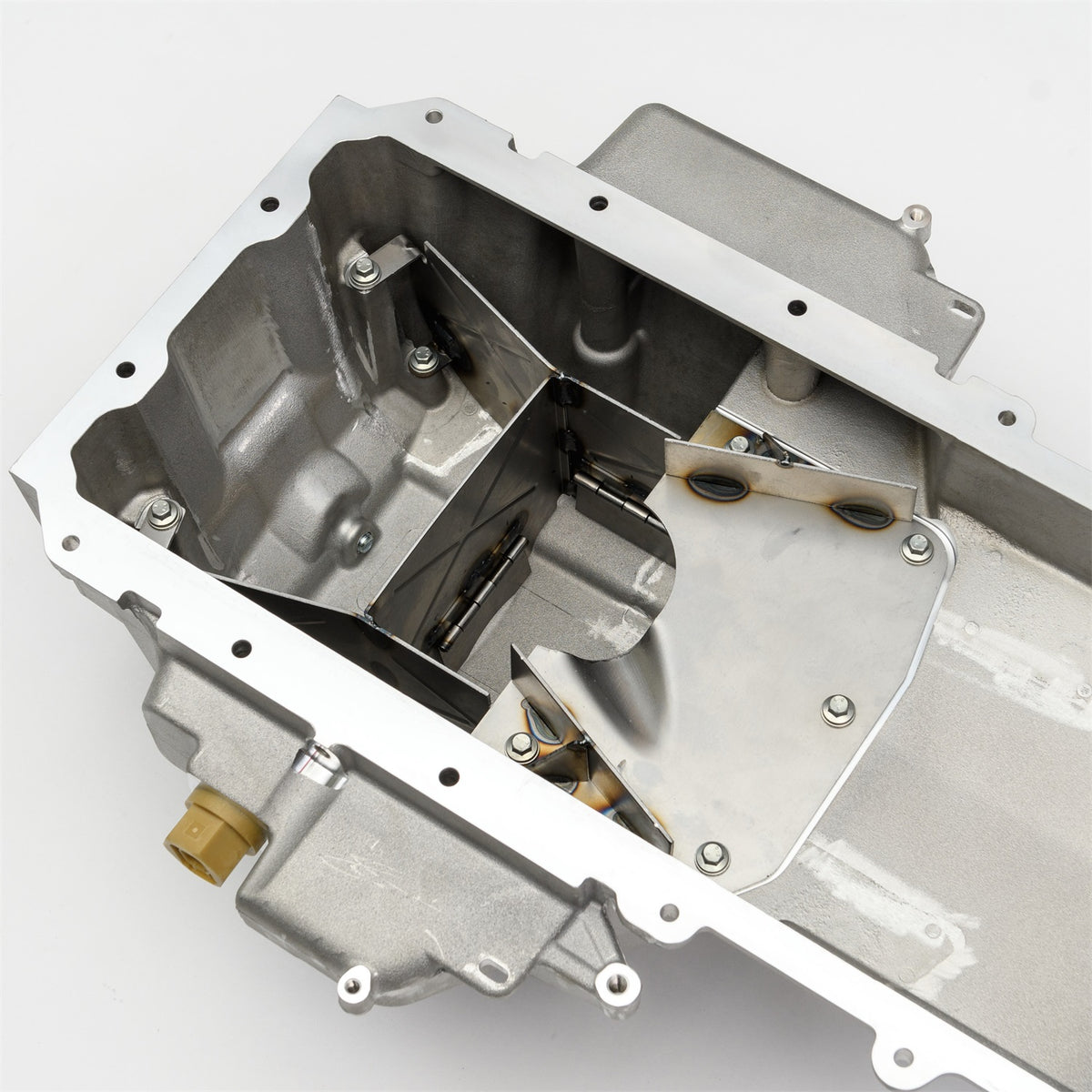 Ford Performance 5.0L/5.2L GT500 Aluminum Oil Pan And Pump Kit — alternate view (FRPM-6675-M52S)
