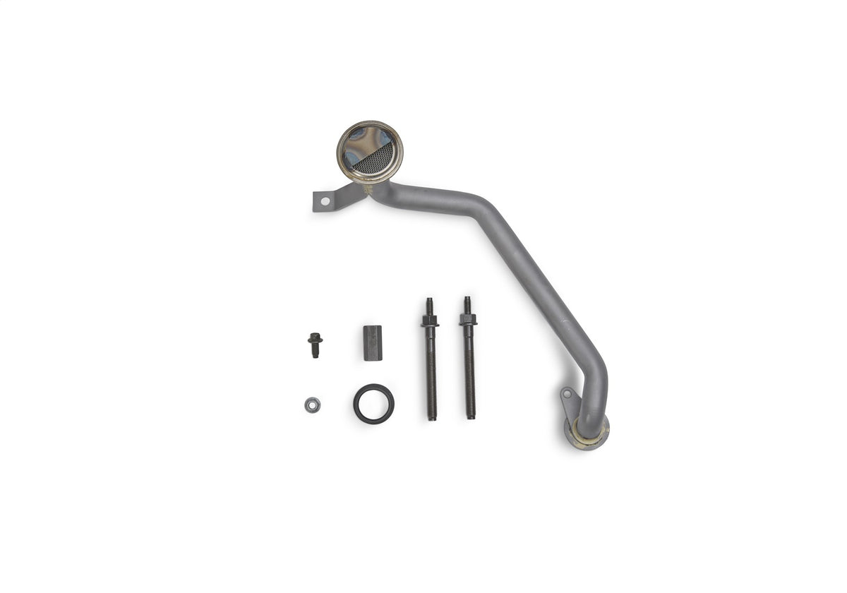 Ford Performance 5.2L Coyote Style Road Race Oil Pump Pick Up Tube — in use (FRPM-6622-M52RR)