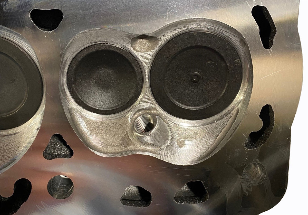 Ford Performance 7.3L RH CNC Ported Cylinder Head — additional view (FRPM-6049-SD73P)