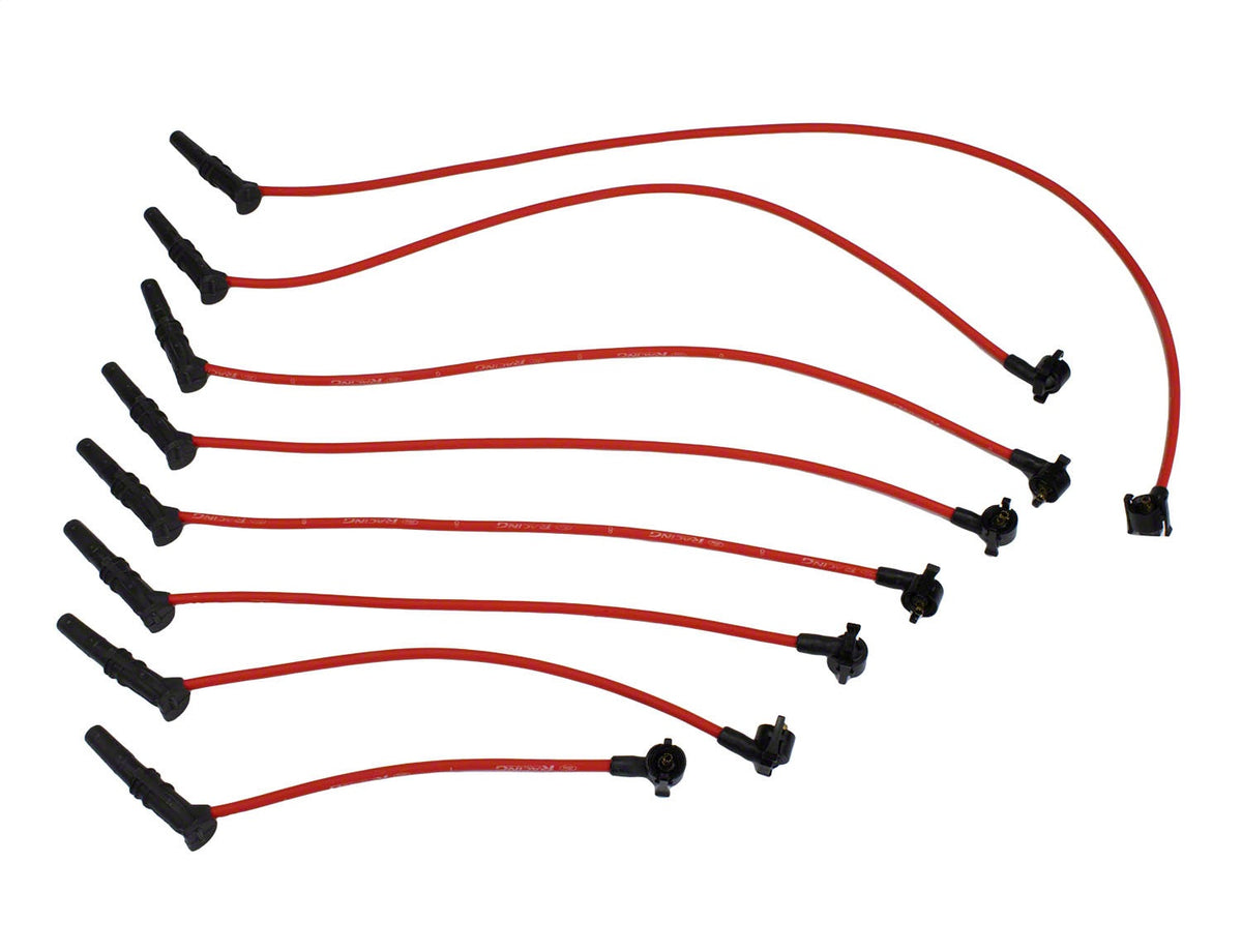 Ford Performance 9MM Spark Plug Wire Sets-"Ford Racing" — detail (FRPM-12259-R462)