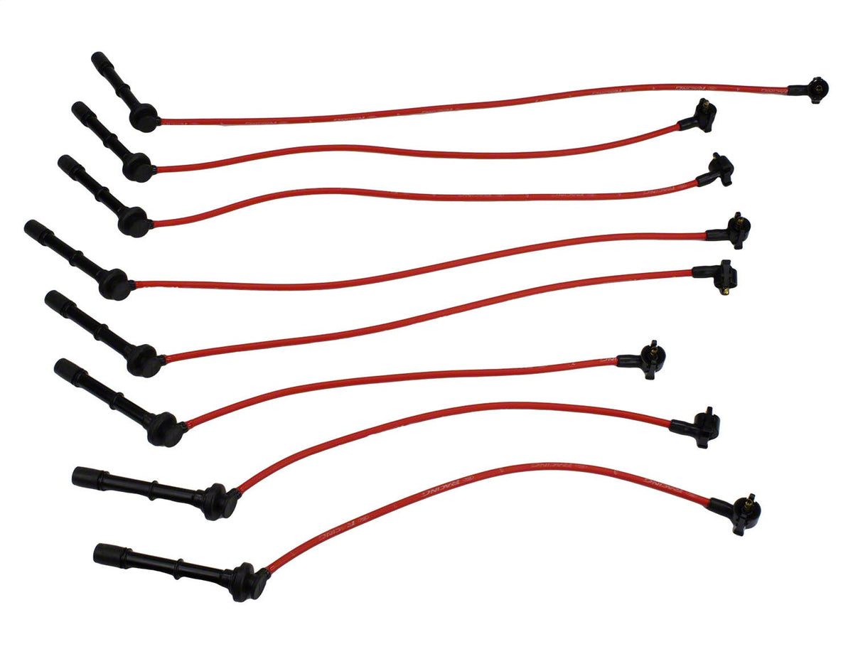 Ford Performance 9MM Spark Plug Wire Sets-"Ford Racing" — alternate view (FRPM-12259-R464)