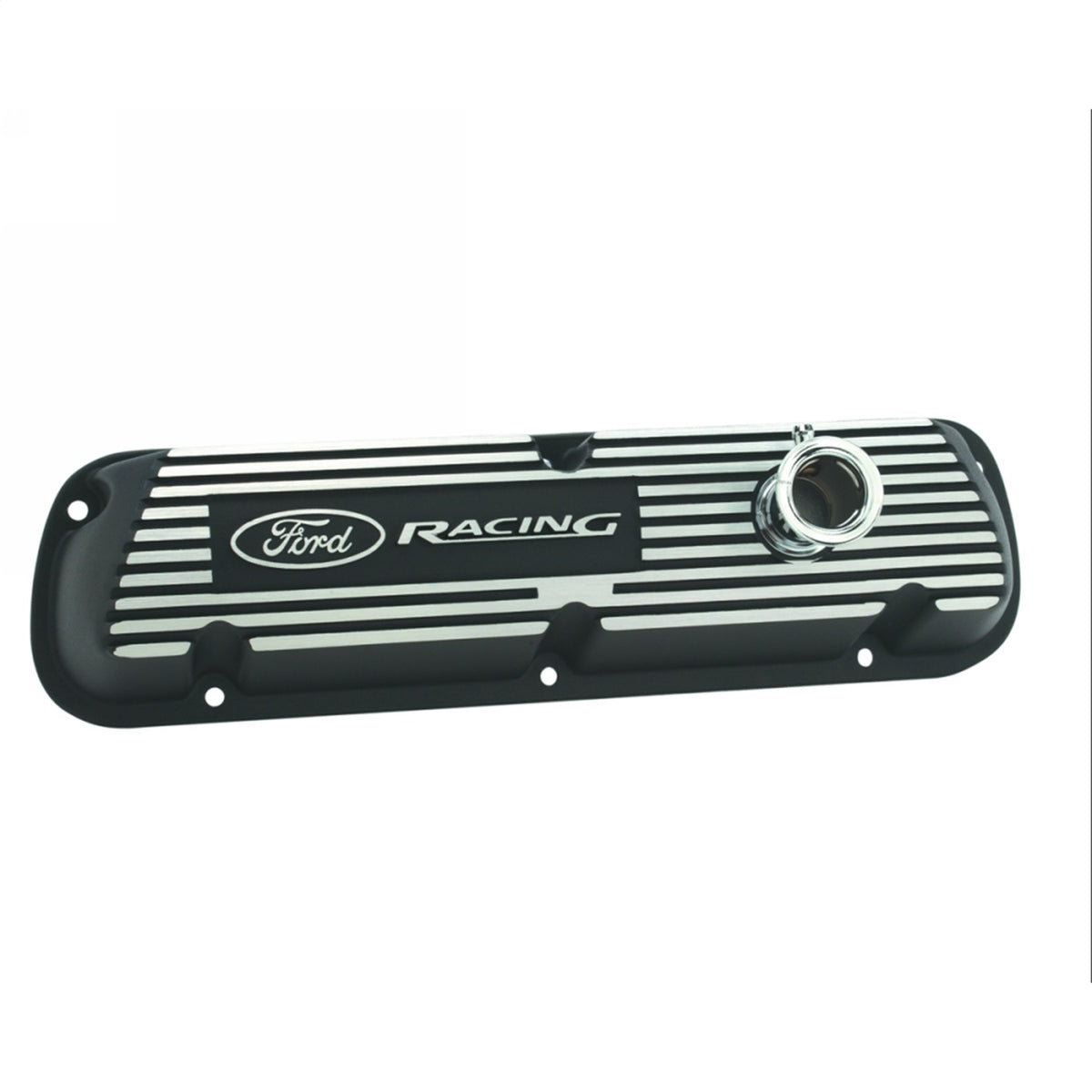 Ford Performance Black Satin Valve Covers — alternate view (FRPM-6000-J302R)