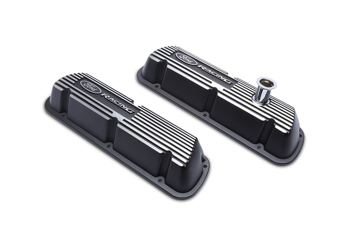 Ford Performance Black Satin Valve Covers — in use (FRPM-6000-J302R)