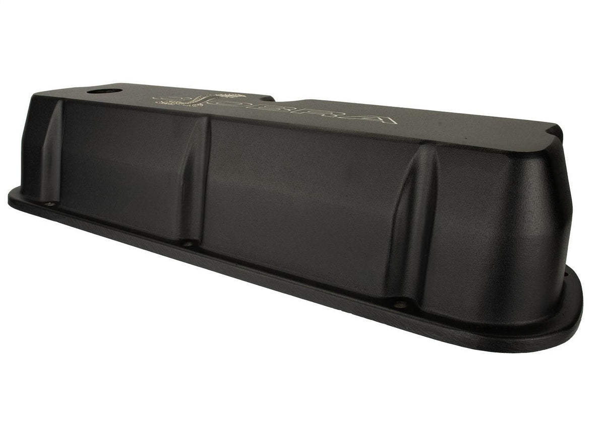 Ford Performance Black Satin Valve Covers — in use (FRPM-6582-LE302SBK)