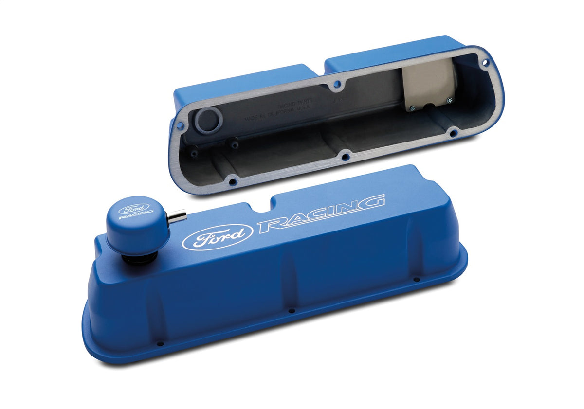 Ford Performance Blue Satin Valve Covers — additional view (FRPM-6582-LE302BL)