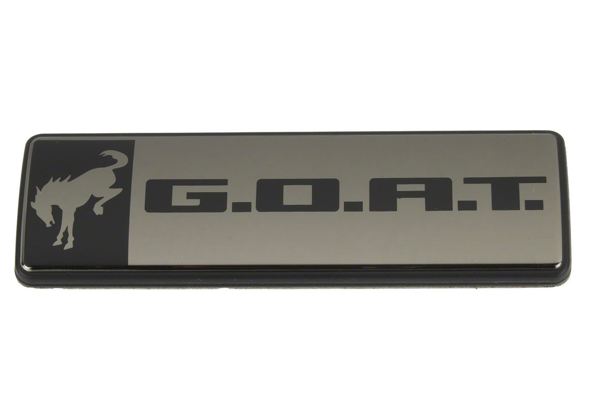 Ford Performance Bronco/Bronco Sport G.O.A.T. Badge-Black/Black (FRPM-1447-GOATBLK)