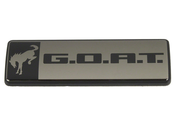 Ford Performance Bronco/Bronco Sport G.O.A.T. Badge-Black/Black (FRPM-1447-GOATBLK)