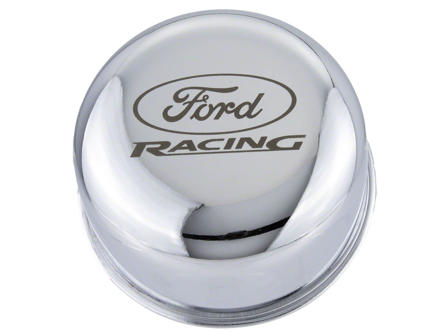 Ford Performance Chrome Breather Cap With Ford Racing Logo (FRPM-6766-FRNVCH)