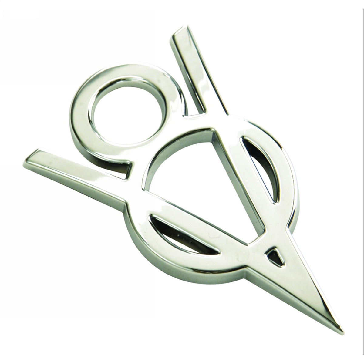 Ford Performance Chrome V8 Badge — detail (FRPM-7843-V8)