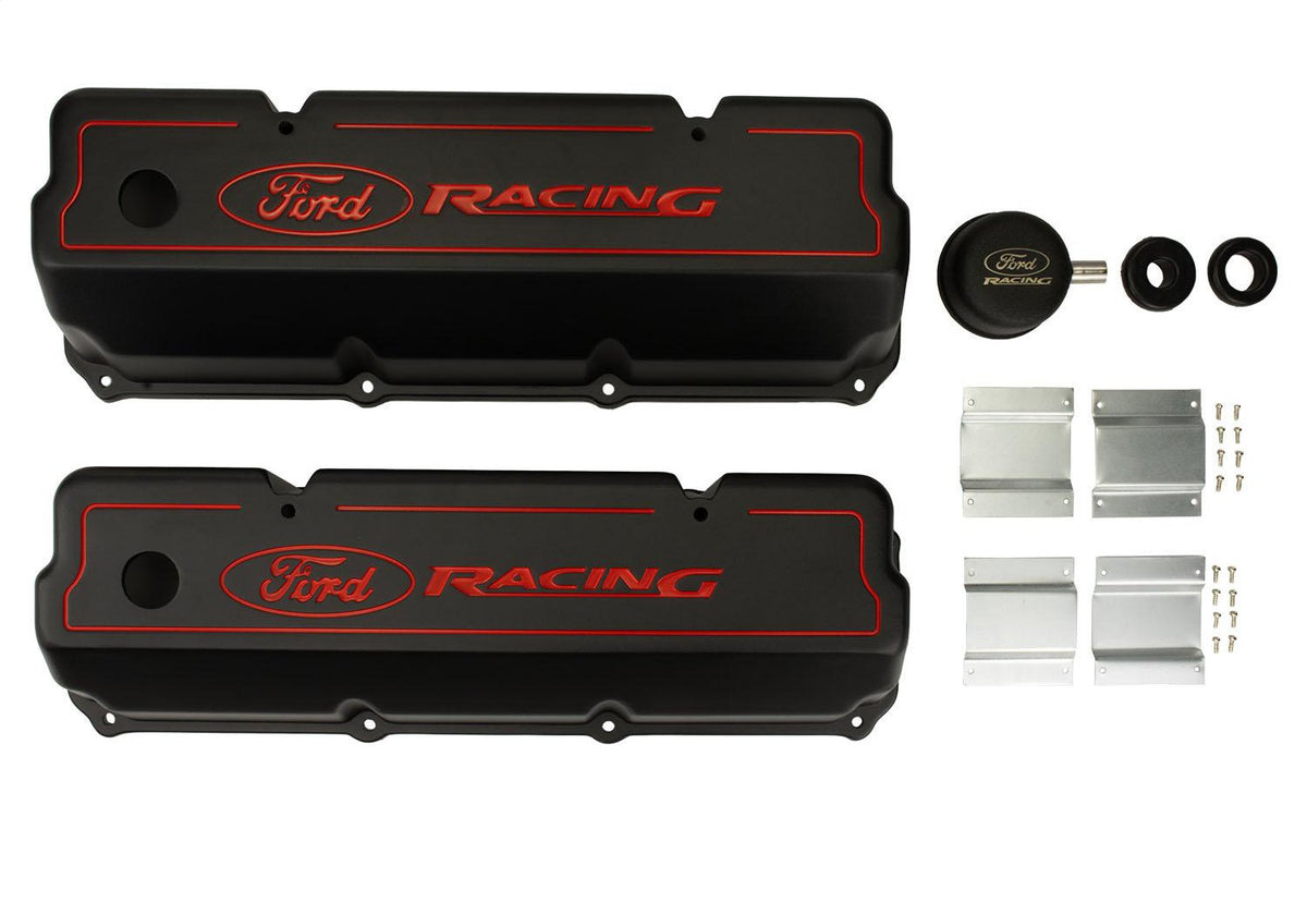 Ford Performance Cleveland Black Aluminum Valve Cover (FRPM-6582-Z351B)