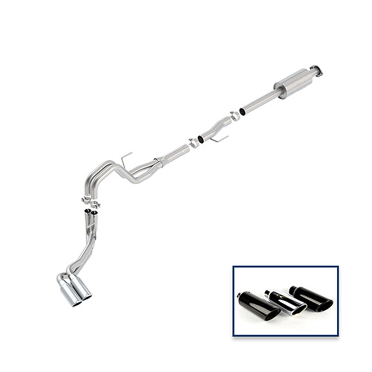 Ford Performance Extreme Cat-Back Exhaust System — alternate view (FRPM-5200-F1550RECA)