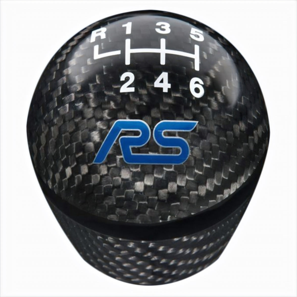 Ford Performance Focus RS Shift Knob-Carbon Fiber, 6 Speed — alternate view (FRPM-7213-FRSCF)