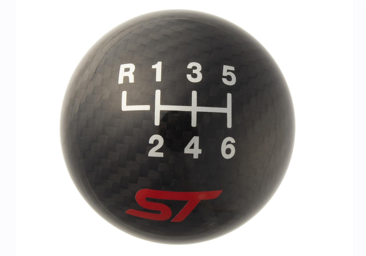 Ford Performance Focus ST Shift Knob-Carbon Fiber, Black, 6 Speed — additional view (FRPM-7213-FSTCF)