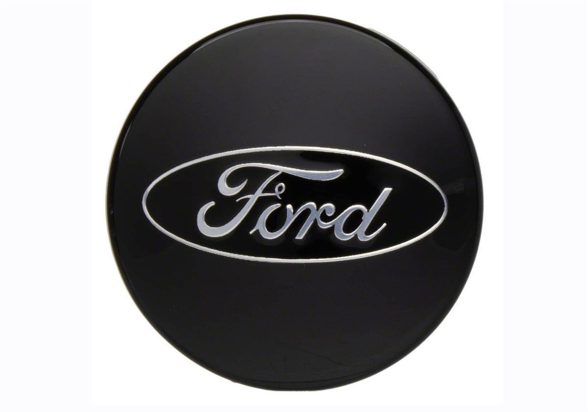 Ford Performance Ford Car Black And Chrome Wheel Center Cap Kit — alternate view (FRPM-1096K-BCC)