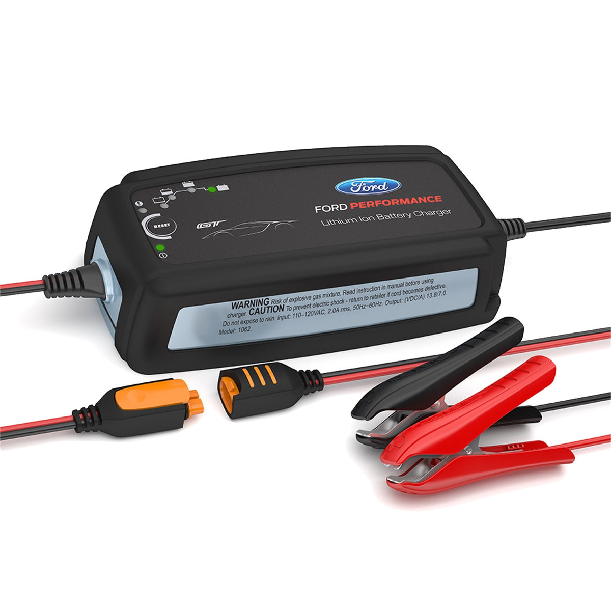Ford Performance Ford GT Battery Charger/Maintainer Kit-US Spec — alternate view (FRPM-10665-A)