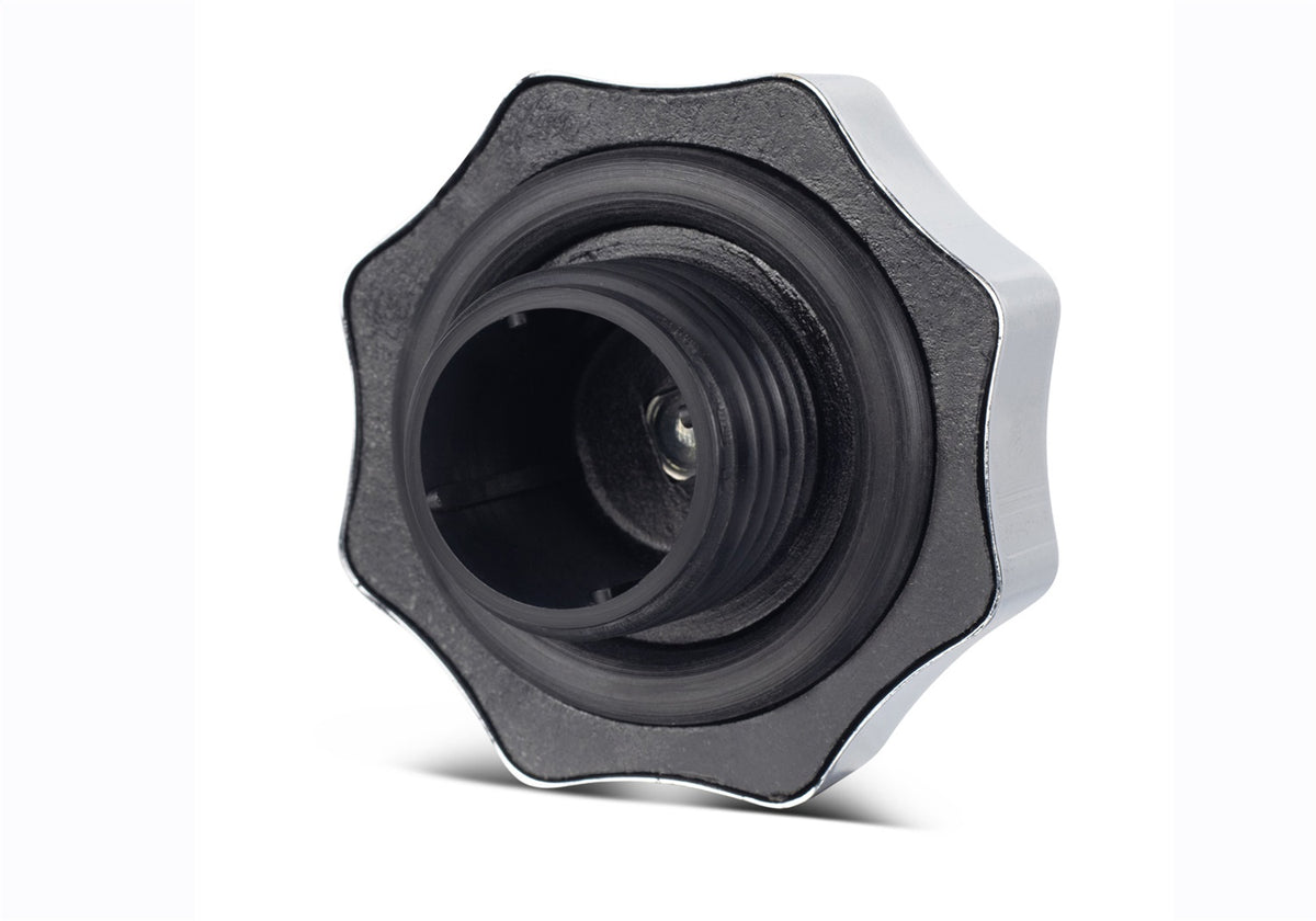 Ford Performance Ford Oval Logo Oil Fill Cap: Screw In Type - Chrome Finish — detail (FRP302-230)