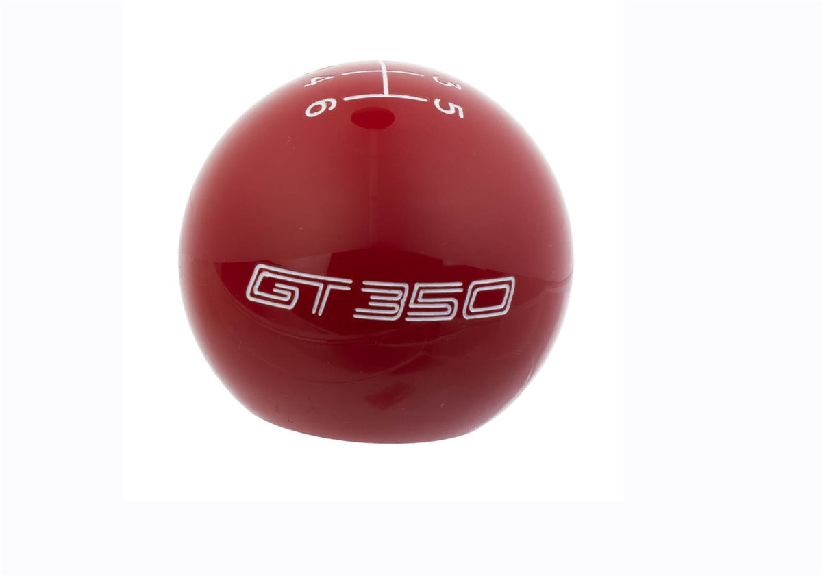 Ford Performance Ford Performance GT350 Shift Knob 6-Speed-Red — detail (FRPM-7213-M8SR)