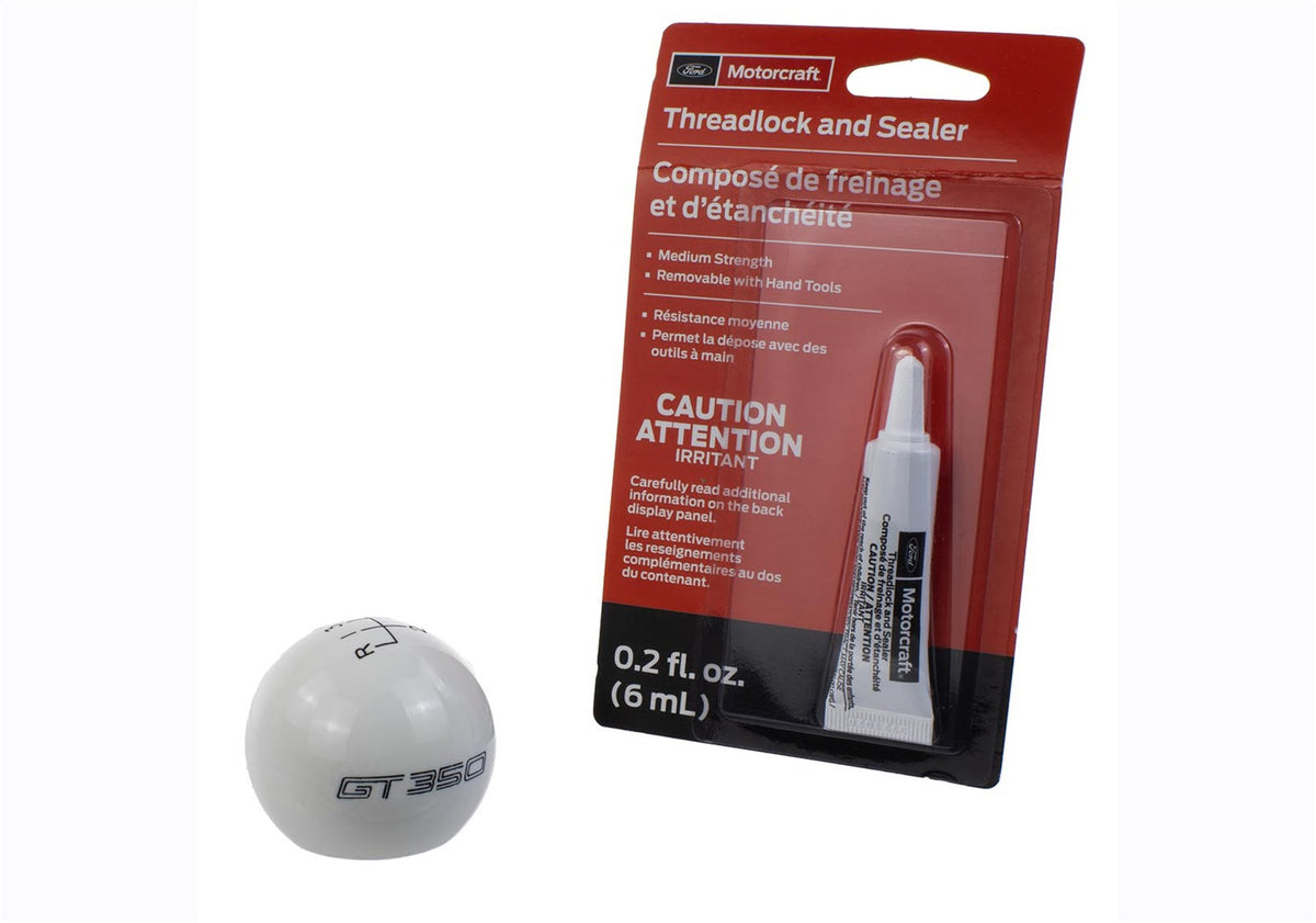 Ford Performance Ford Performance GT350 Shift Knob 6-Speed-White — additional view (FRPM-7213-M8SW)