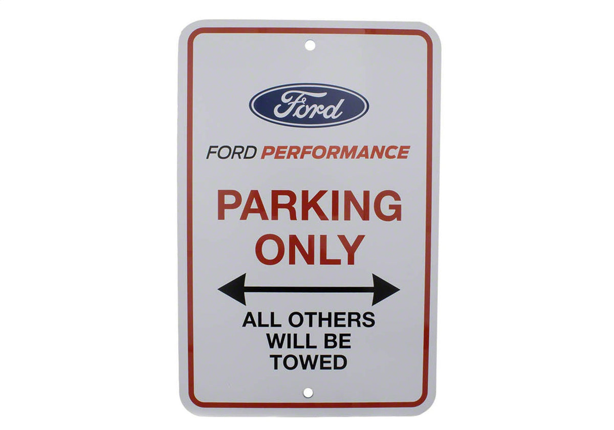 Ford Performance Ford Performance Parking Only Sign — additional view (FRPM-1827-PARK)