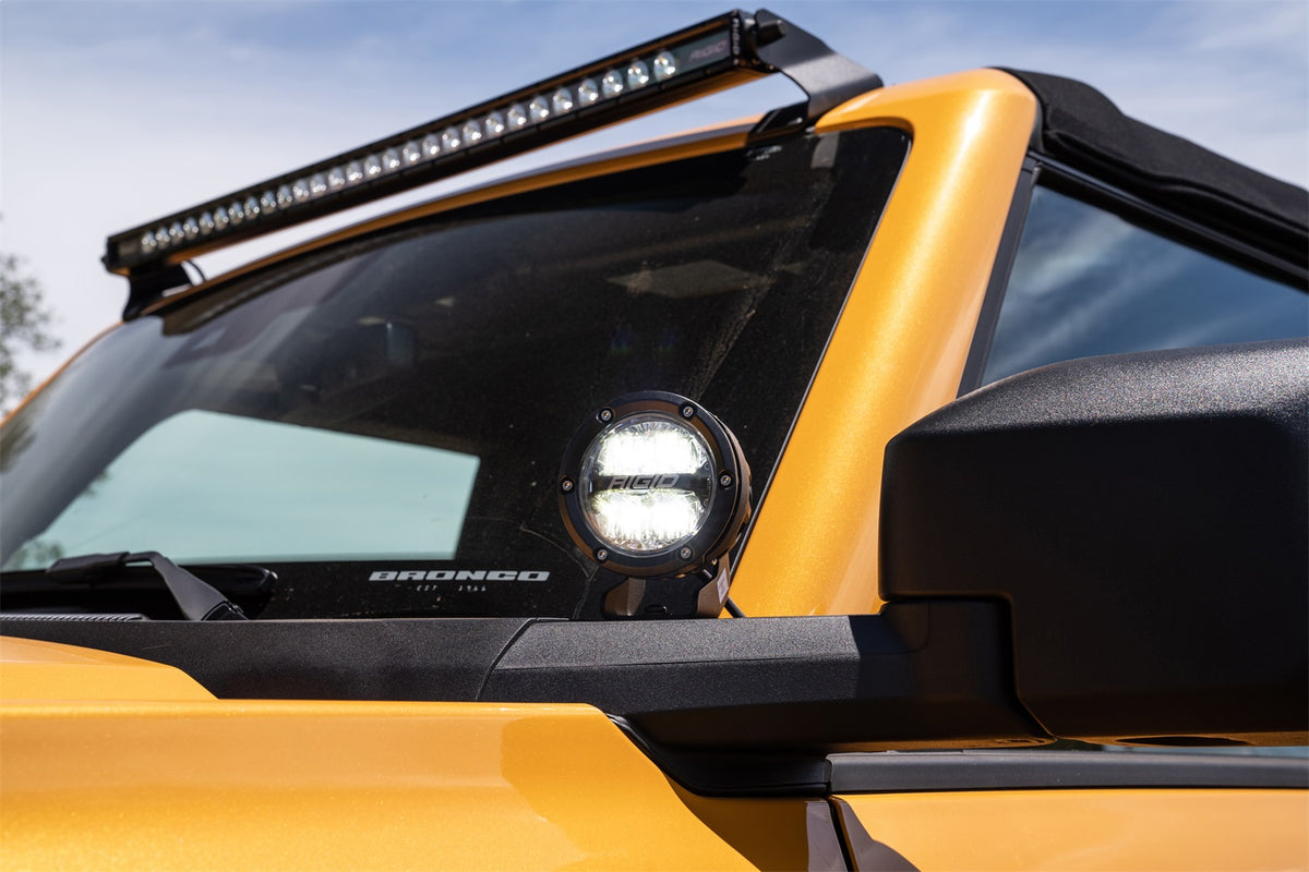 Ford Performance Ford Performance Parts By Rigid Bronco Mirror Mounted Off-Road Light Kit — alternate view (FRPM-15200K-BML)