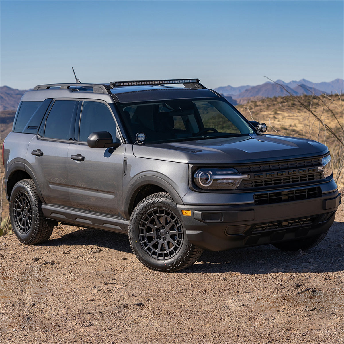 Ford Performance Ford Performance Parts By Rigid Bronco Sport Roof Off-Road Light Bar Kit — detail (FRPM-15200K-CXR)