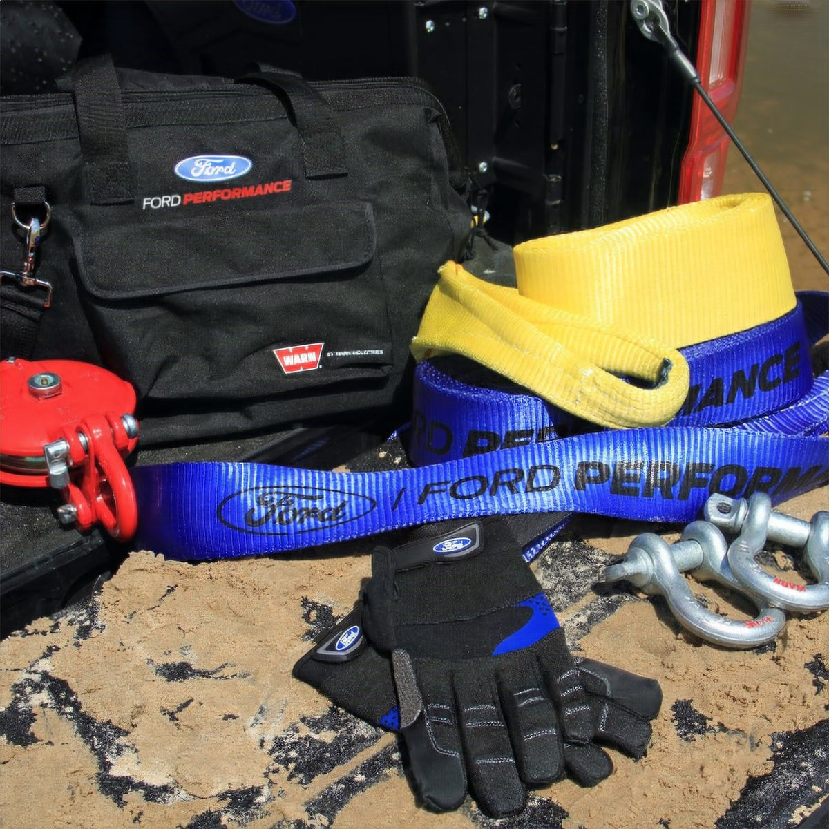 Ford Performance Ford Performance Parts By Warn Off-Road Recovery Kit-Heavy Duty — alternate view (FRPM-1820-FPORRHD)