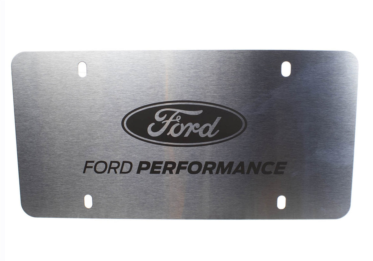 Ford Performance Ford Performance Stainless Steel Marque Plate — detail (FRPM-1828-LS)