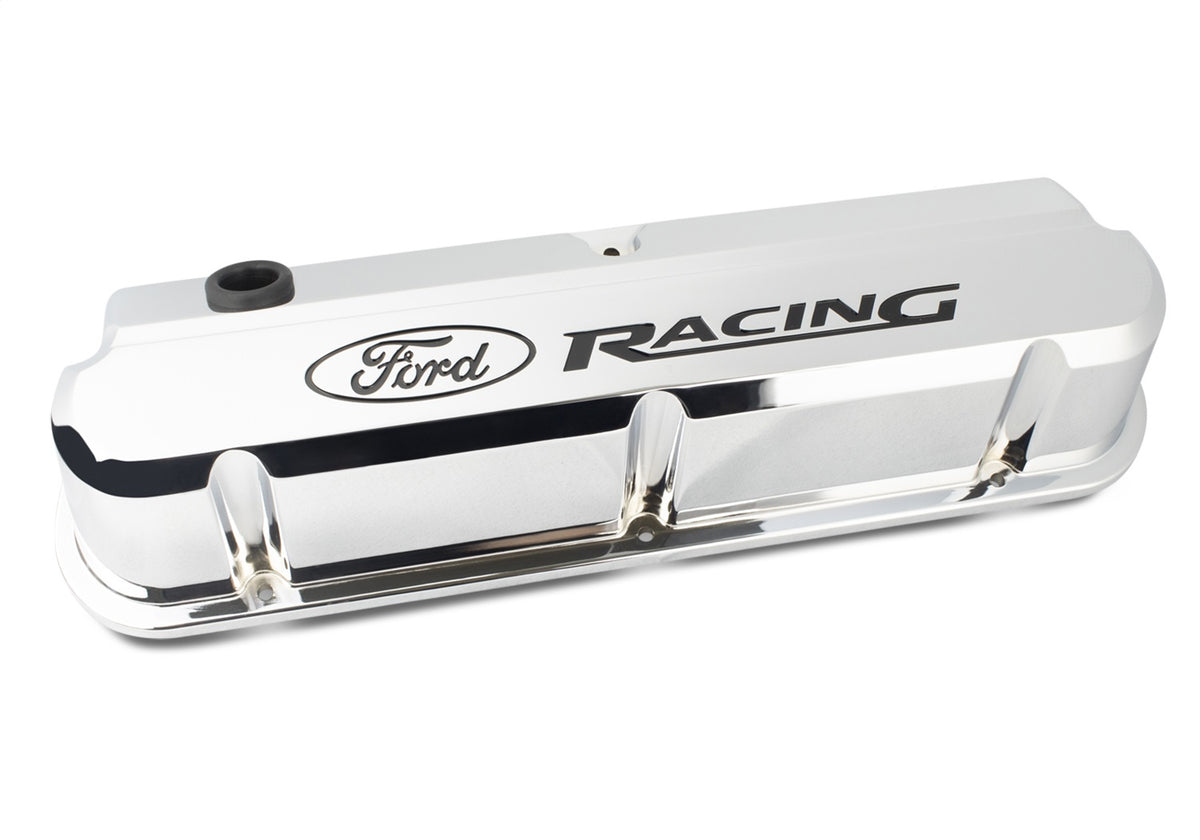Ford Performance Ford Racing 289-351 Slant Edge Valve Cover Chrome — alternate view (FRP302-139)
