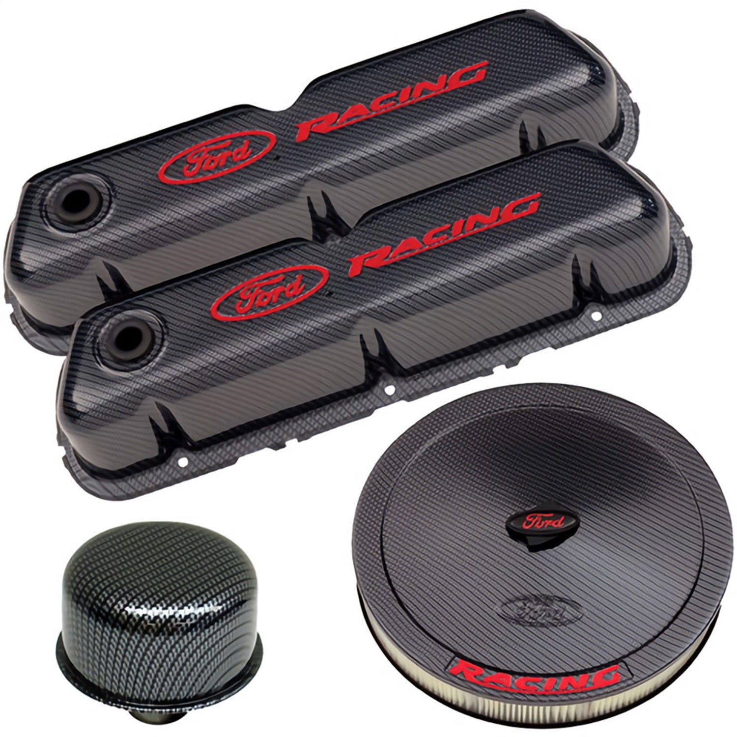 Ford Performance Ford Racing Complete Dress Up Kit, Carbon Fiber Style Finish (FRP302-520)