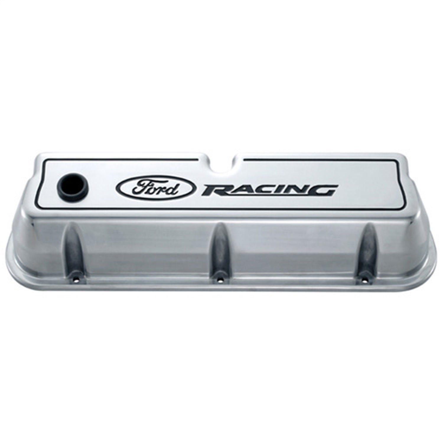 Ford Performance Ford Racing Logo Die-Cast Valve Covers Polished (FRP302-001)